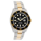 Rolex 18K Yellow Gold Stainless Steel Submariner 126613LN