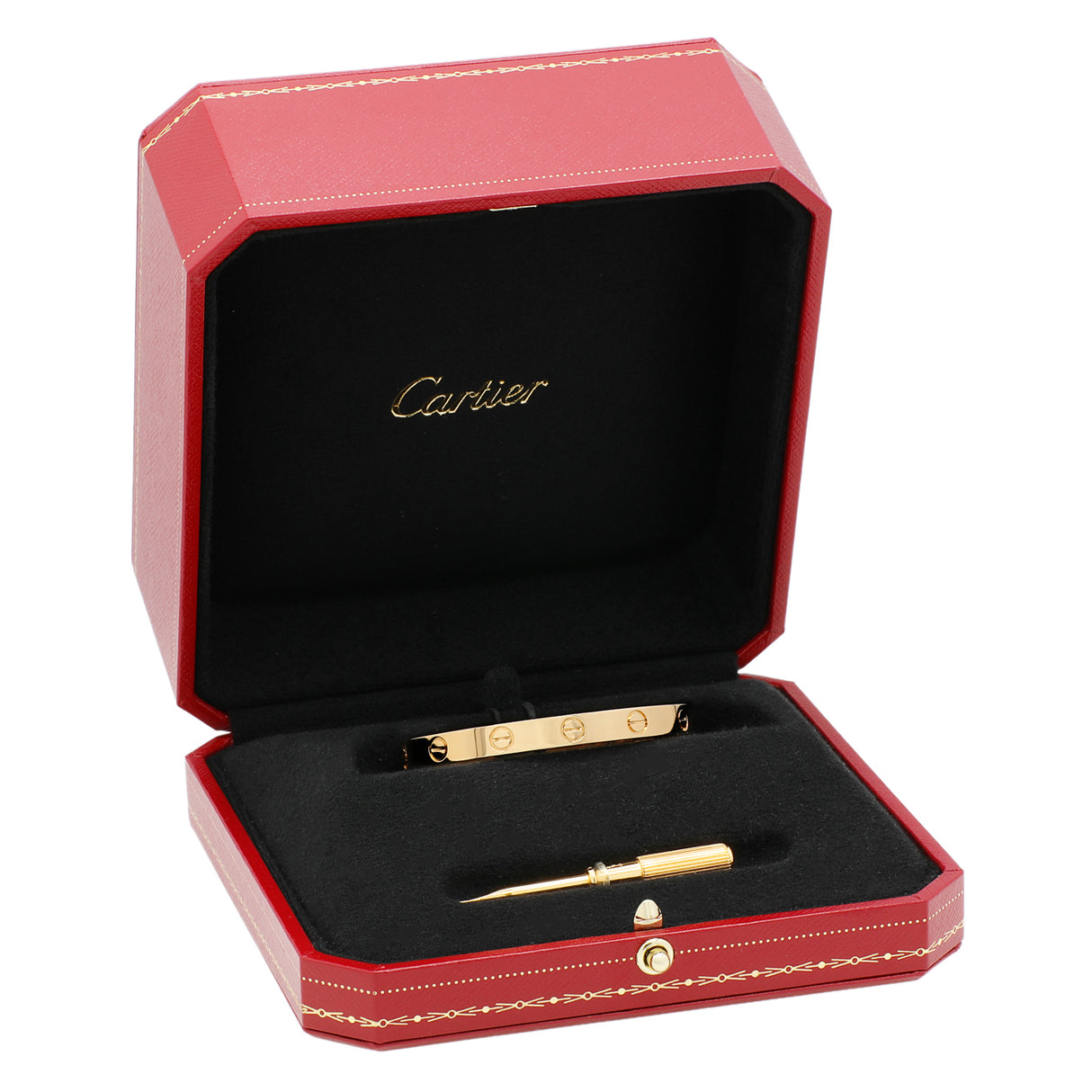 Cartier 18K Yellow Gold Classic Love Bracelet Designer Jewellery Cartier