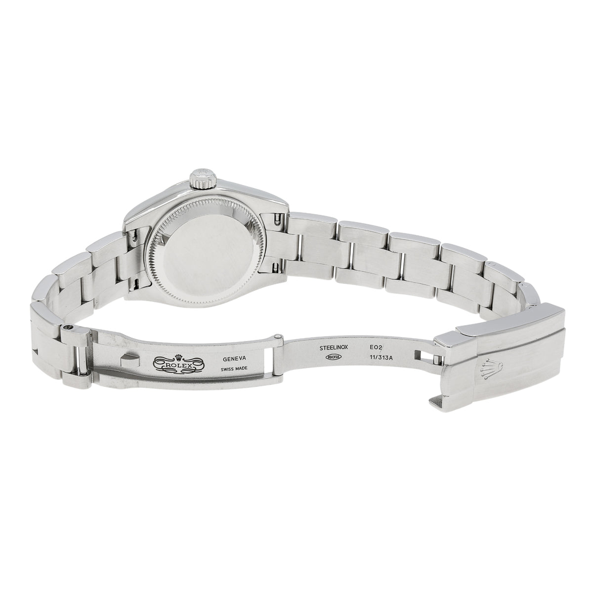Rolex Stainless Steel 18K White Gold Ladies Oyster Perpetual 176234 Watches Rolex