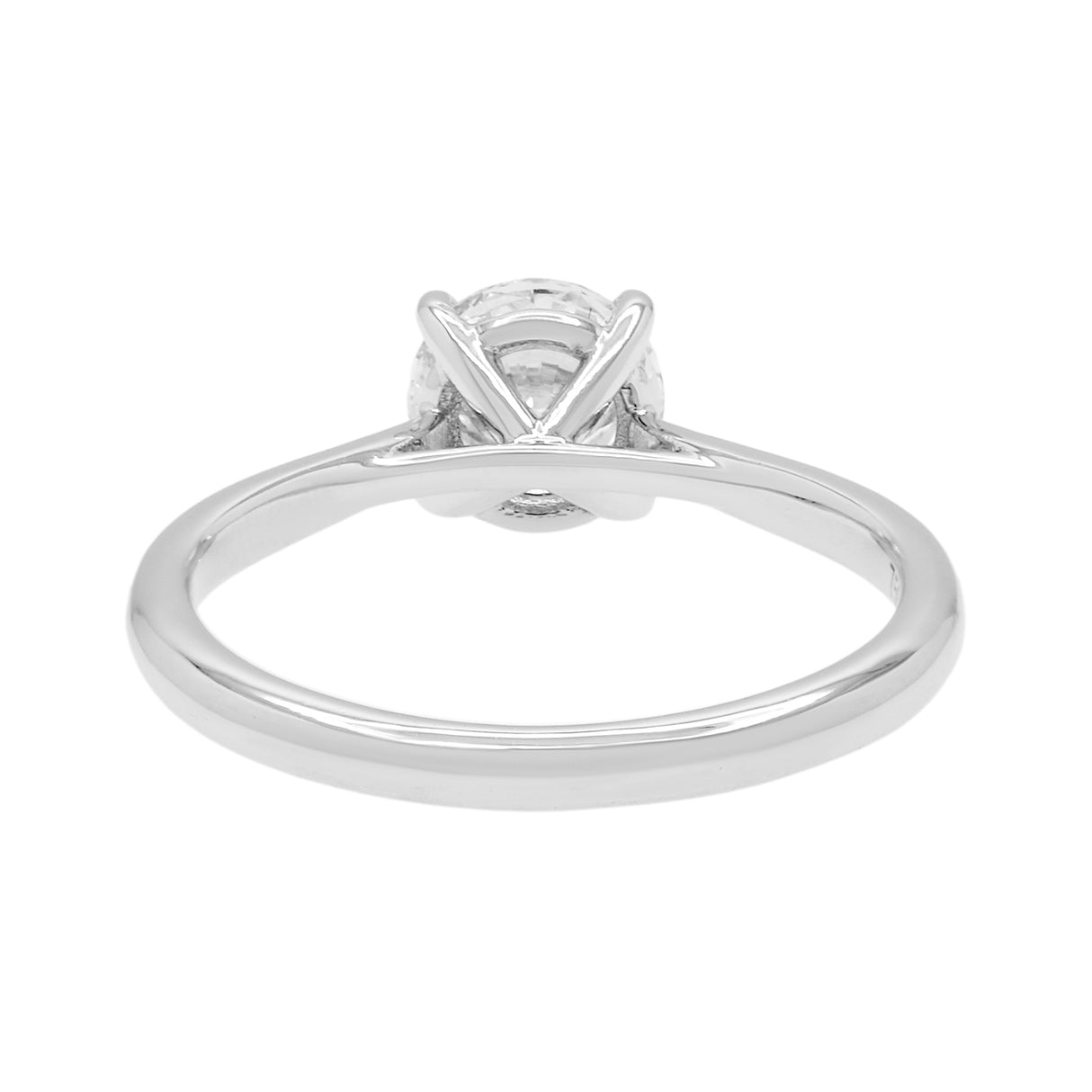 18K White Gold 1.02 Carat Diamond Solitaire Ring Fine Jewellery Modaselle