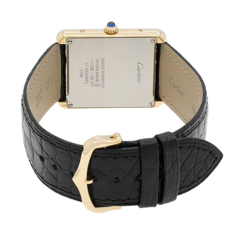 Cartier 18K Yellow Gold Large Tank Solo Quartz W1018855 Watches Cartier