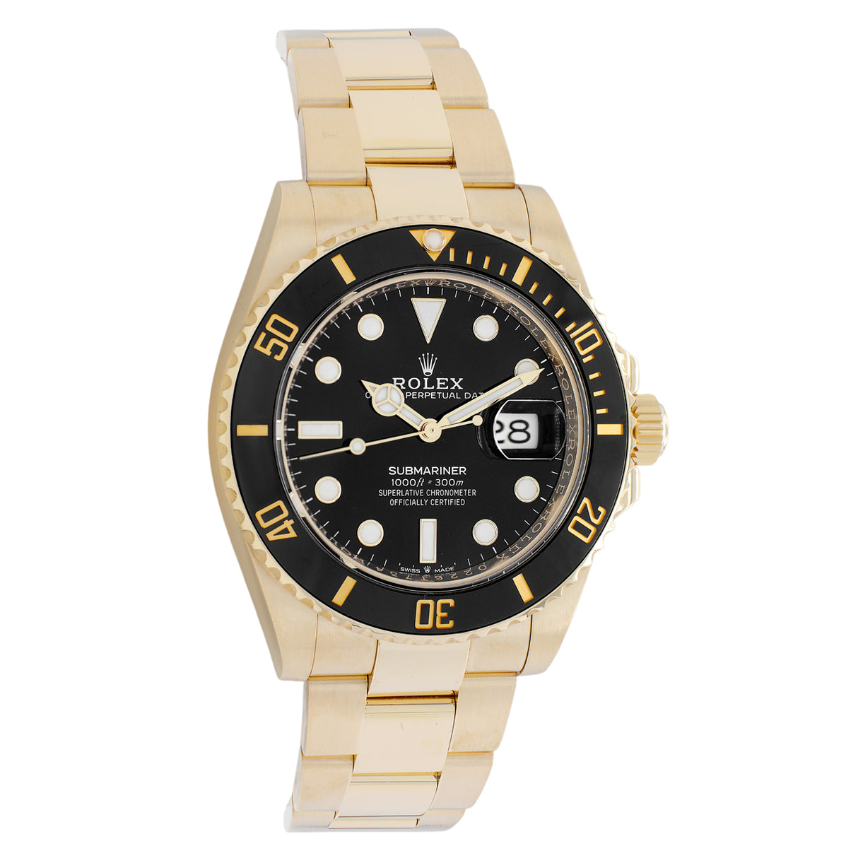 Rolex 18K Yellow Gold Submariner Date 126618LN Watches Rolex