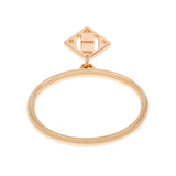 Hermes 18K Rose Gold Gambade H Ring Designer Jewellery Hermes