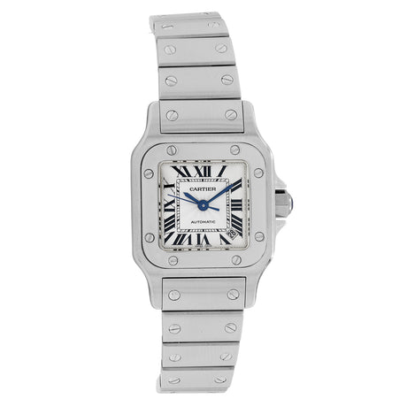 Cartier Stainless Steel Automatic Santos Galbee 2423 Watches Modaselle