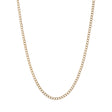18K Yellow Gold Cuban Link Chain Fine Jewellery Modaselle