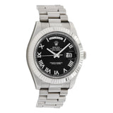 Rolex 18K White Gold Day-Date II 218239 Watches Rolex