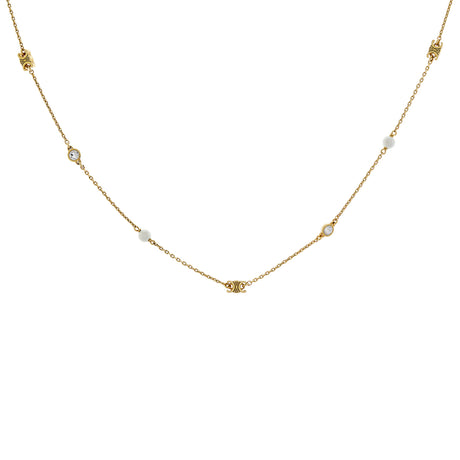 Celine Les Perles Crystal Necklace Designer Jewellery Celine