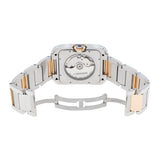 Cartier Stainless Steel 18K Rose Gold Tank Anglaise XL W5310006