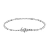 14K White Gold 2.28 Carat Tennis Bracelet Fine Jewellery Modaselle