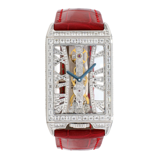 Corum 18K White Gold Diamond Golden Bridge B113/03306 Watches Corum