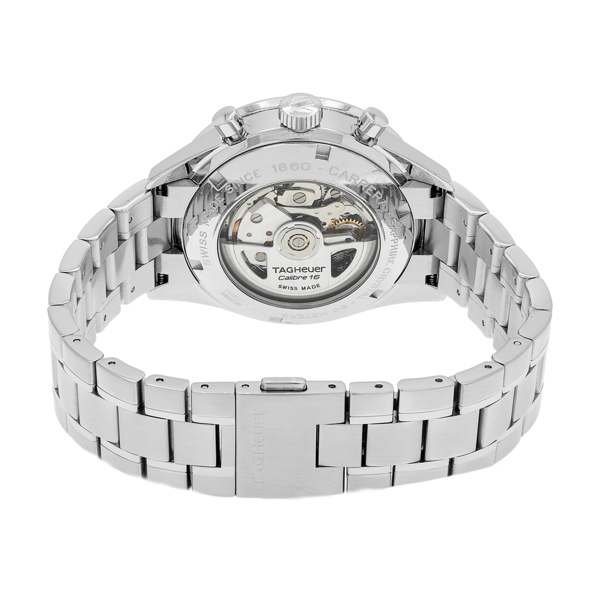 Tag Heuer Stainless Steel Carrera Calibre 16 Chronograph CV2017 Watches Tag Heuer