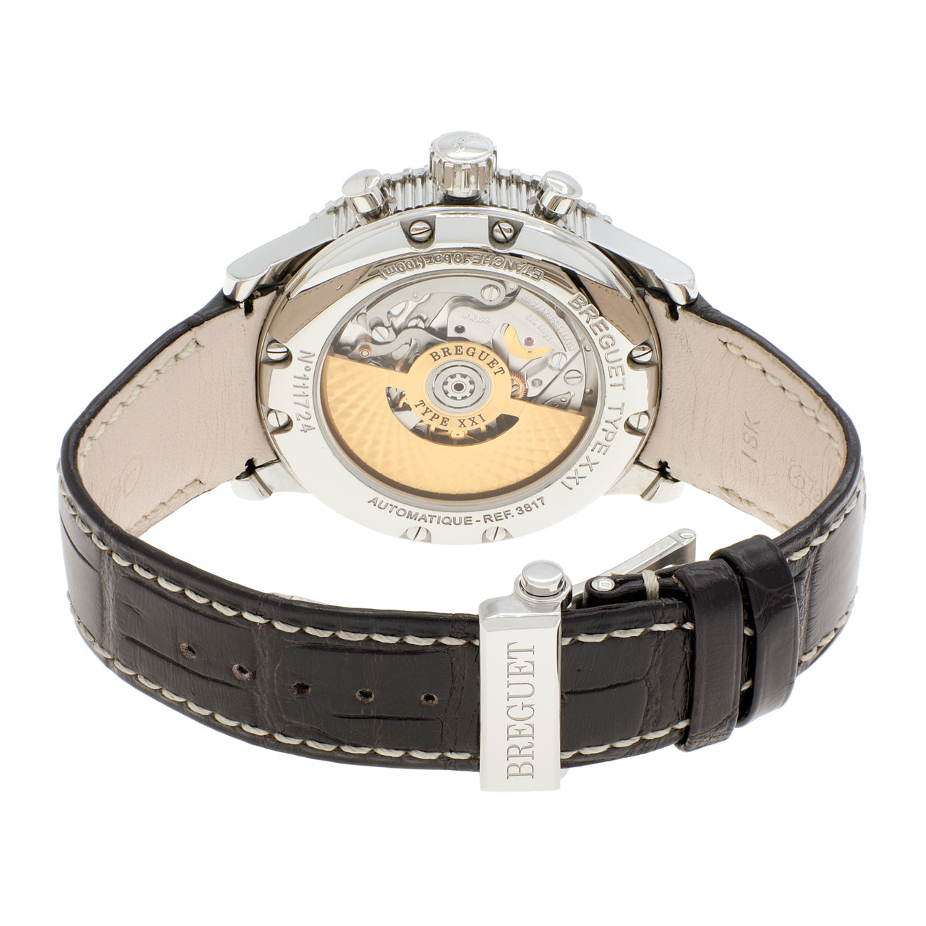 Breguet Stainless Steel Type XXI Transatlantique Flyback