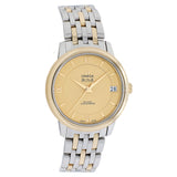 Omega Stainless Steel 18K Yellow Gold De Ville Prestige 424.20.33.20.08.001 Watches Omega