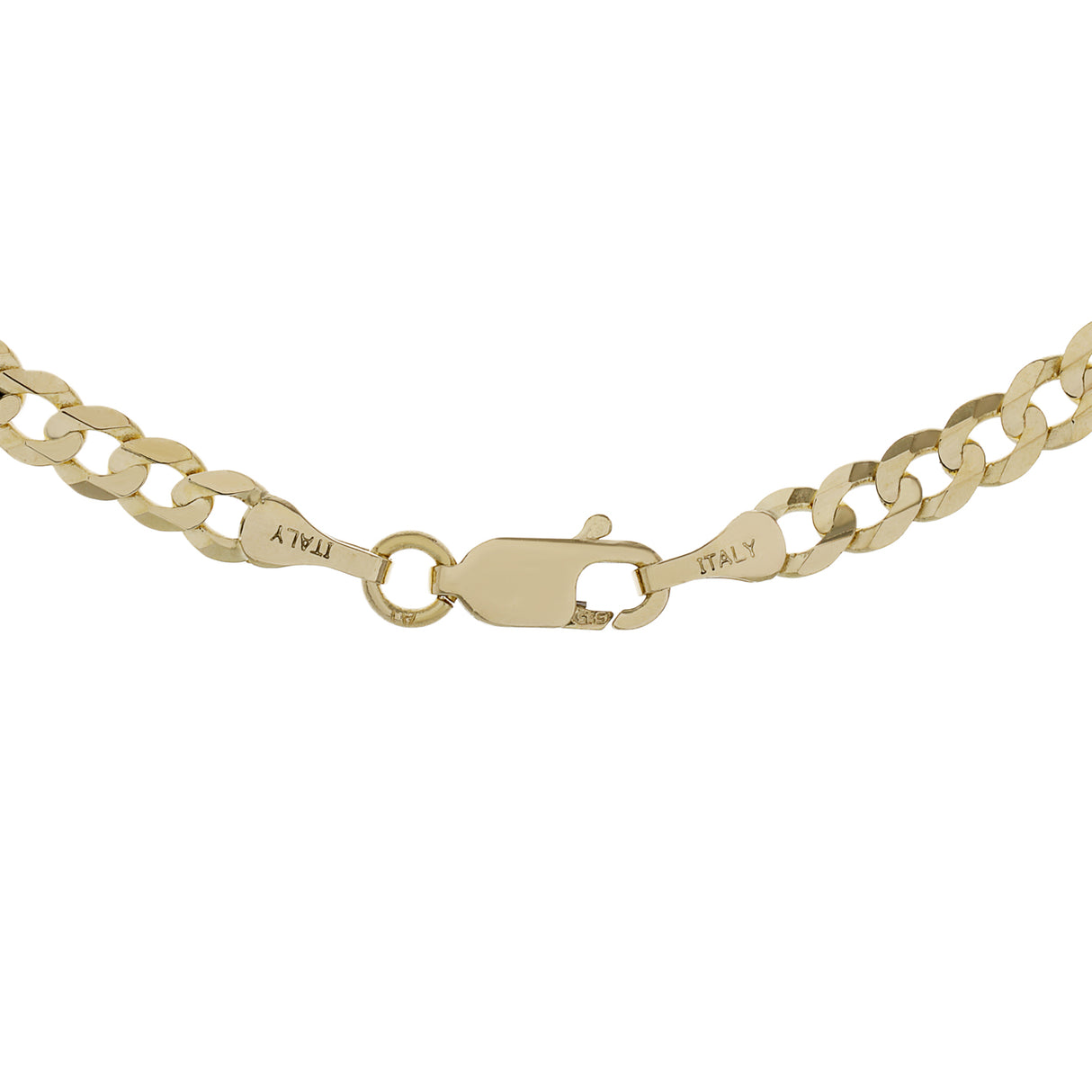 14K Yellow Gold Curb Chain Fine Jewellery Modaselle