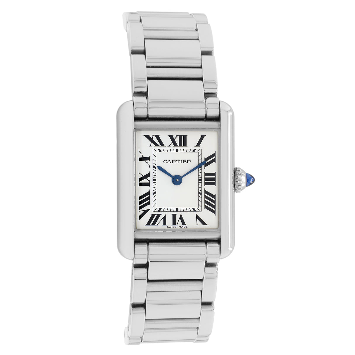 Cartier Stainless Steel Tank Must Small Quartz WSTA0051