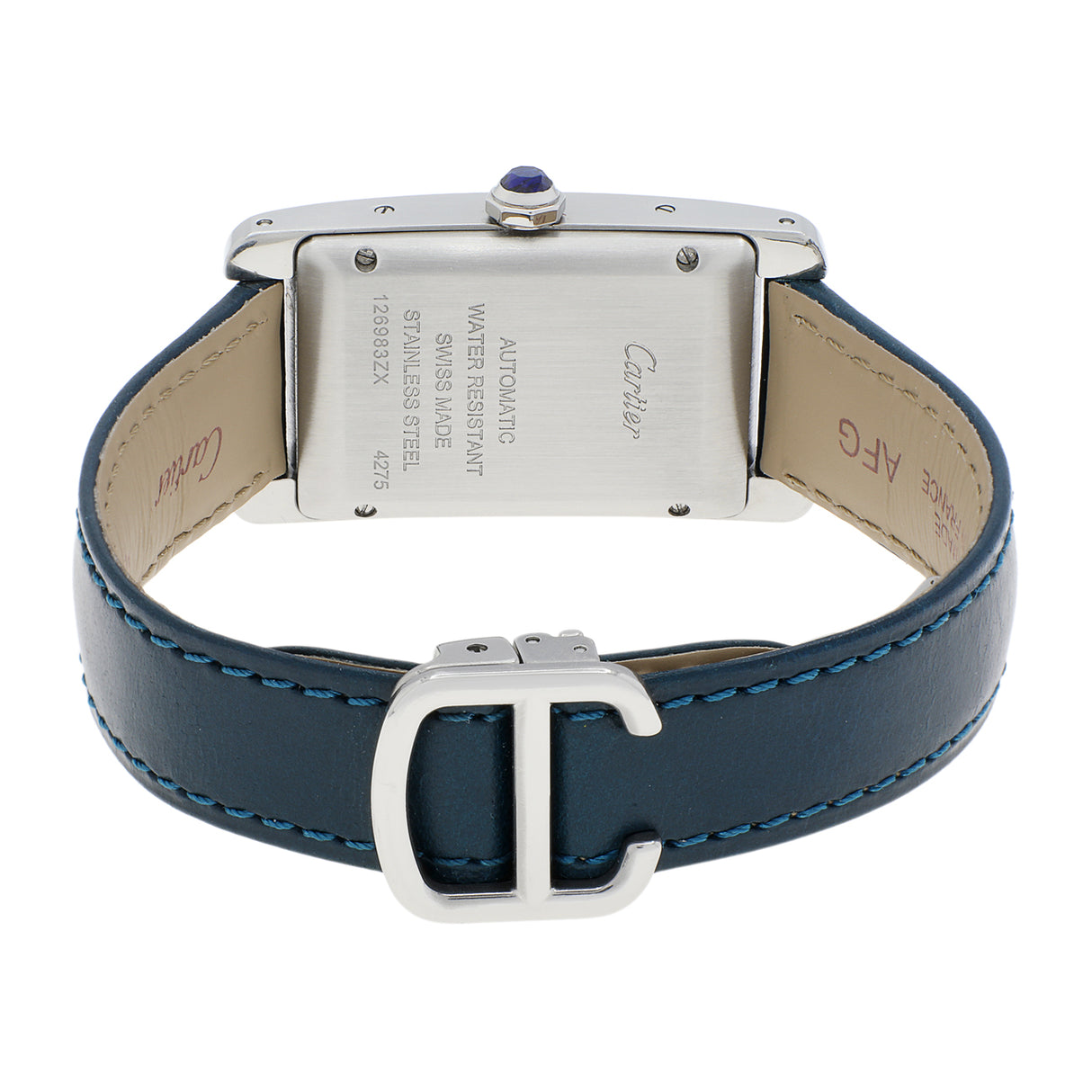 Cartier Stainless Steel Tank Americaine Medium WSTA0017