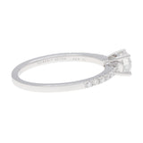 18K White Gold 0.61 Carat Diamond Ring Fine Jewellery Modaselle