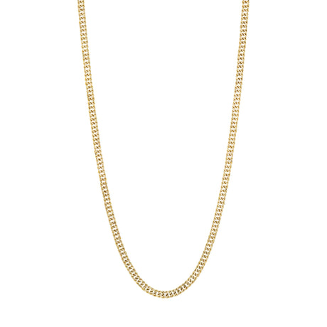 18K Yellow Gold Curb Chain Necklace Fine Jewellery Modaselle
