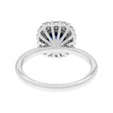 18K White Gold 1.95 Carat Sapphire Ring Fine Jewellery Modaselle