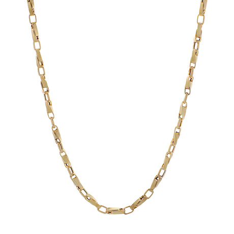 18K Yellow Gold Twist Link Chain Fine Jewellery Modaselle