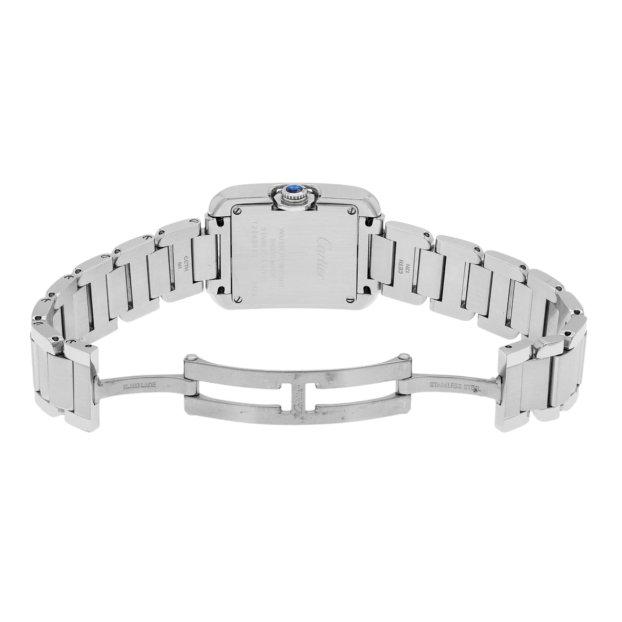 Cartier Stainless Steel Tank Anglaise W5310022 Watches Cartier