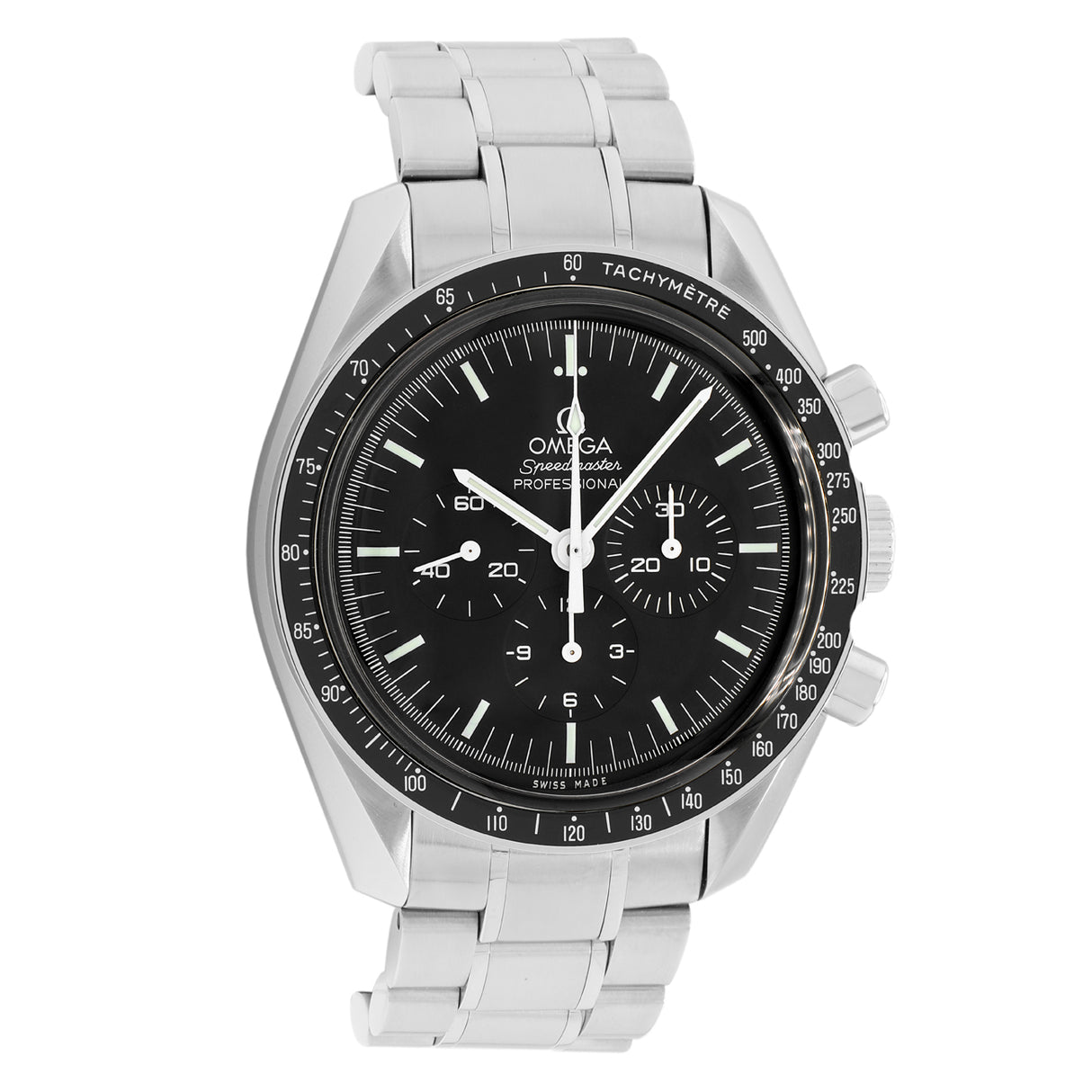 Omega Stainless Steel Speedmaster Professional Moonwatch 3570.50.00