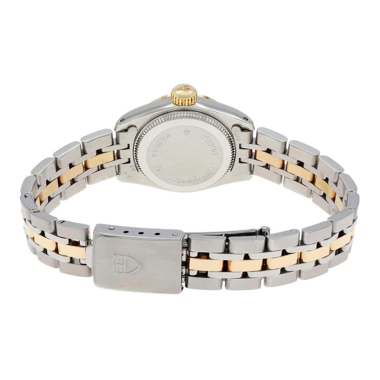 Tudor Stainless Steel 18K Yellow Gold Princess Oysterdate 92413 Watches Tudor