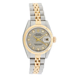 Rolex 18K Yellow Gold Stainless Steel Ladies Datejust 69173