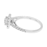 14K White Gold 1.01 Carat Diamond Ring Fine Jewellery Modaselle