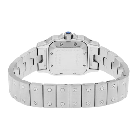 Cartier Stainless Steel Automatic Santos Galbee 2423 Watches Modaselle