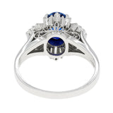 Platinum 1.52 Carat Sapphire Diamond Ring Fine Jewellery Modaselle