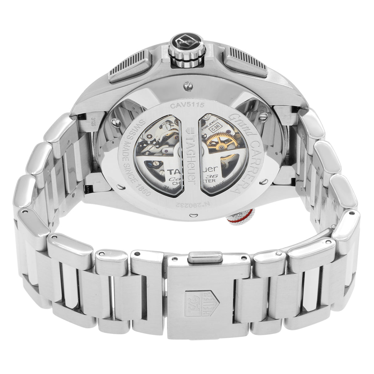 Tag Heuer Stainless Steel Grand Carrera CAV5115.BA0902