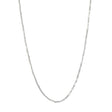 18K White Gold Bar Link Chain Fine Jewellery Modaselle