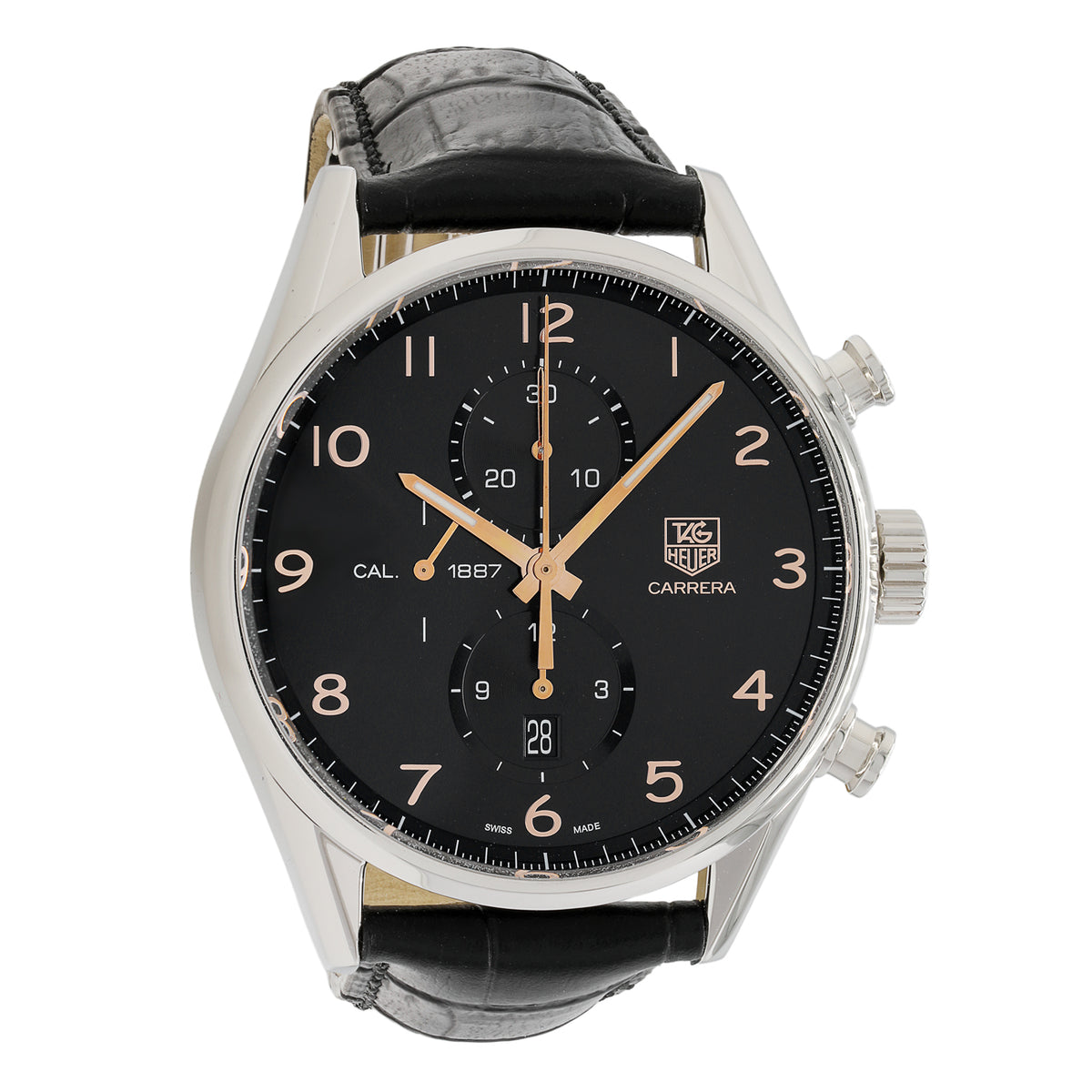 Tag Heuer Stainless Steel Carrera Calibre 1887 Chronograph CAR2014.FC6235 Watches Tag Heuer