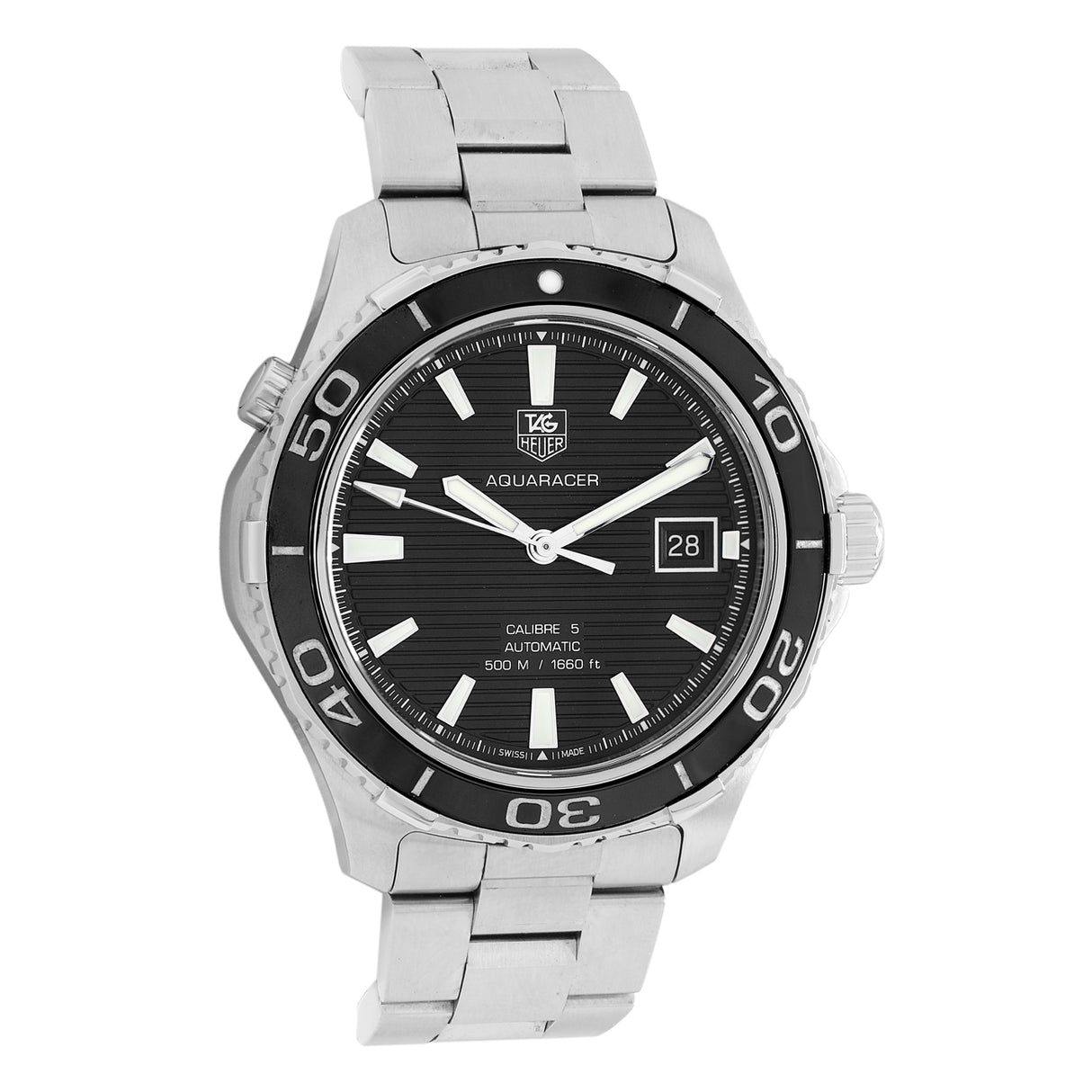 Tag Heuer Stainless Steel Aquaracer 500M WAK2110 Watches Tag Heuer
