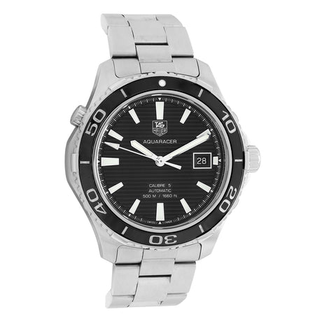 Tag Heuer Stainless Steel Aquaracer 500M WAK2110 Watches Tag Heuer