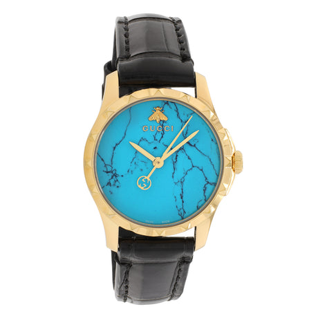 Gucci G-Timeless 27mm Turquoise Quartz Watch Watches Gucci