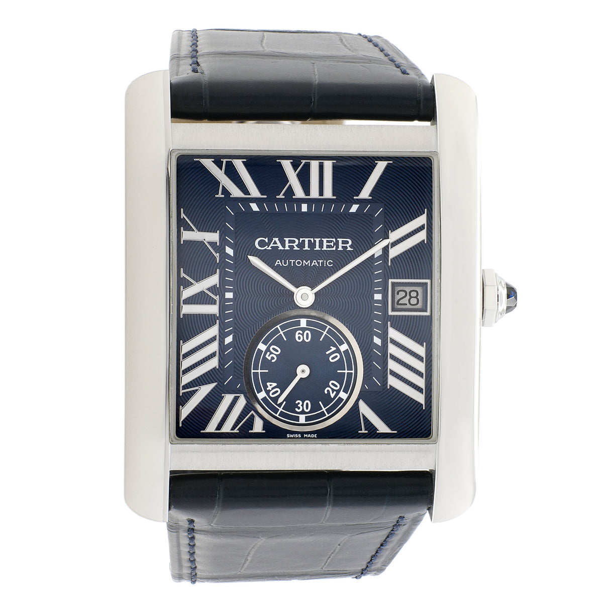 Cartier Stainless Steel Tank MC Automatic Watch WSTA0010