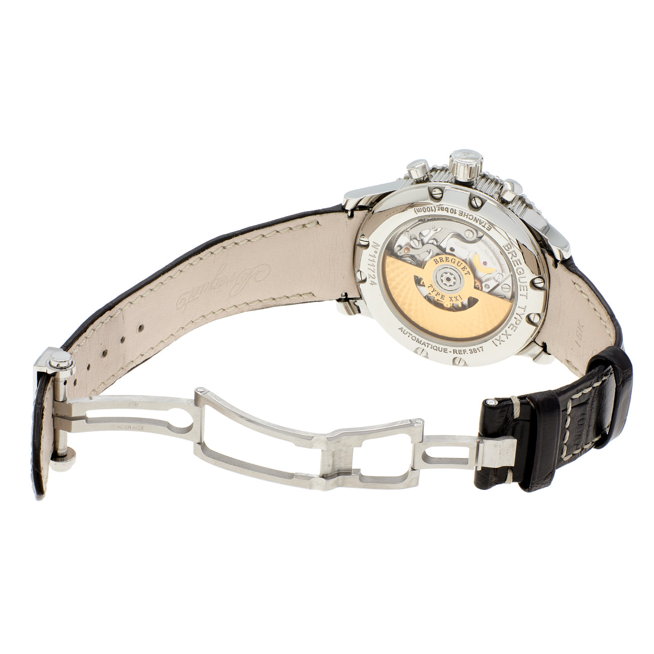 Breguet Stainless Steel Type XXI Transatlantique Flyback