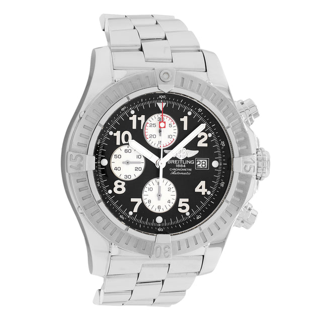 Breitling Stainless Steel Super Avenger A13370 Watches Breitling