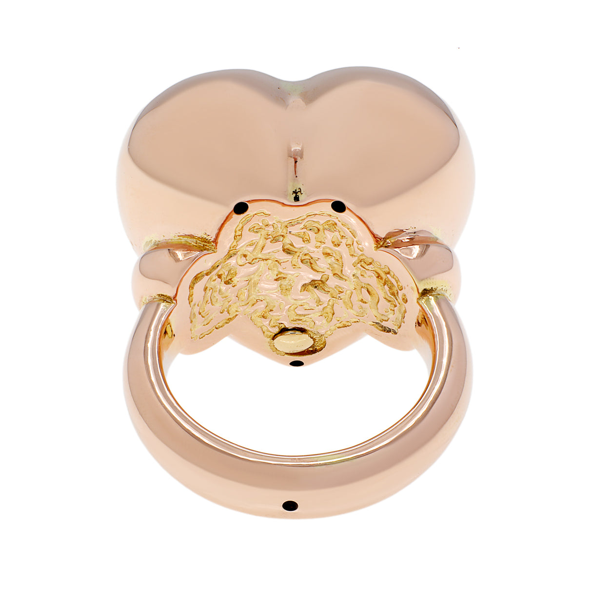 18K Rose Gold Puffy Heart Ring Fine Jewellery Modaselle