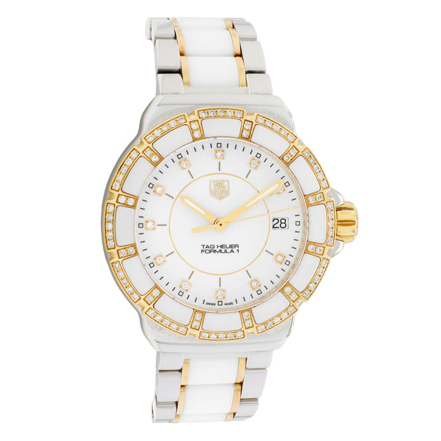 Tag Heuer Stainless Steel Ceramic Diamond Formula 1 Quartz WAH1221 Watches Tag Heuer