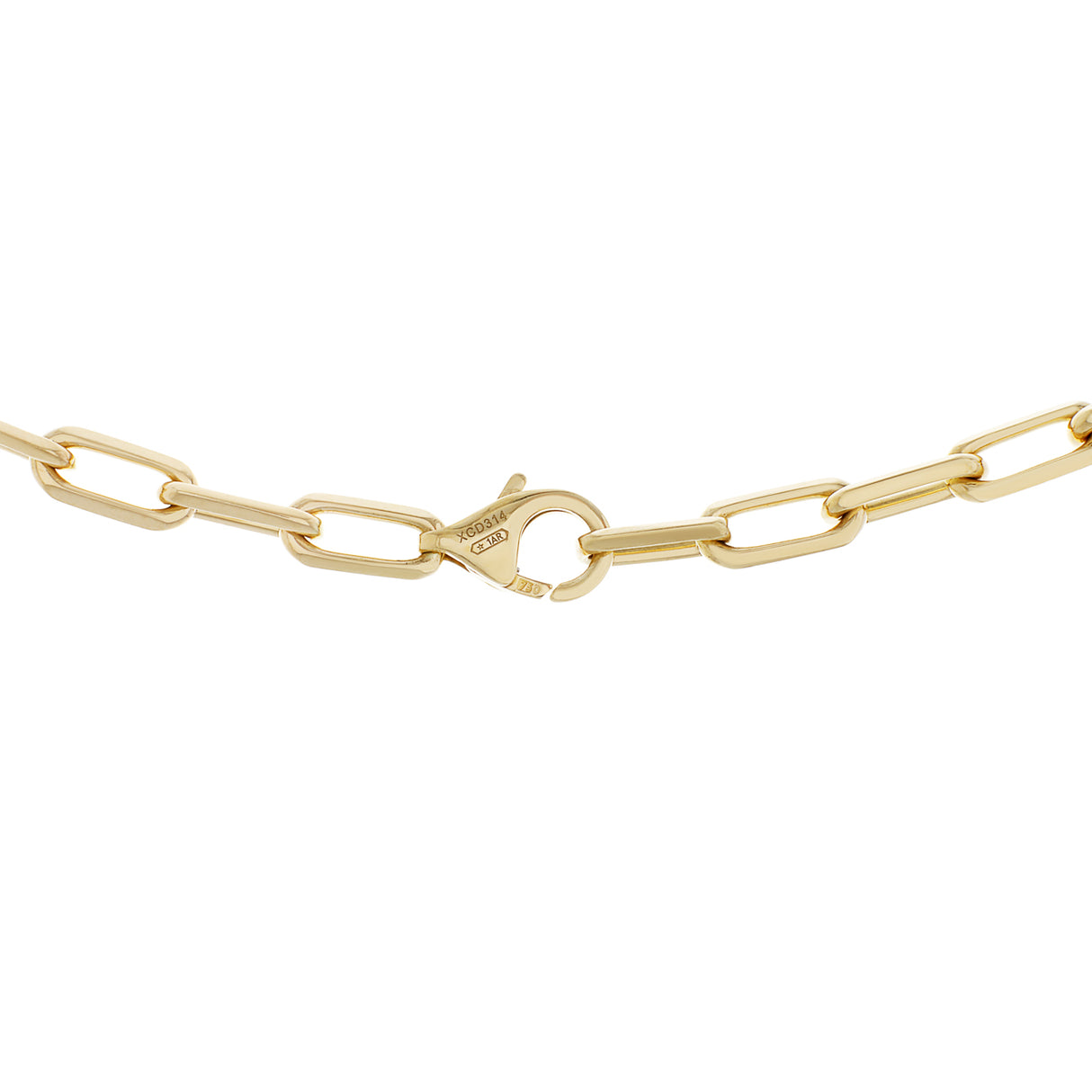 Cartier 18K Yellow Gold Santos de Cartier Chain Necklace SM Designer Jewellery Cartier
