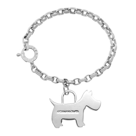 Tiffany & Co. Sterling Silver Scottie Dog Charm Bracelet