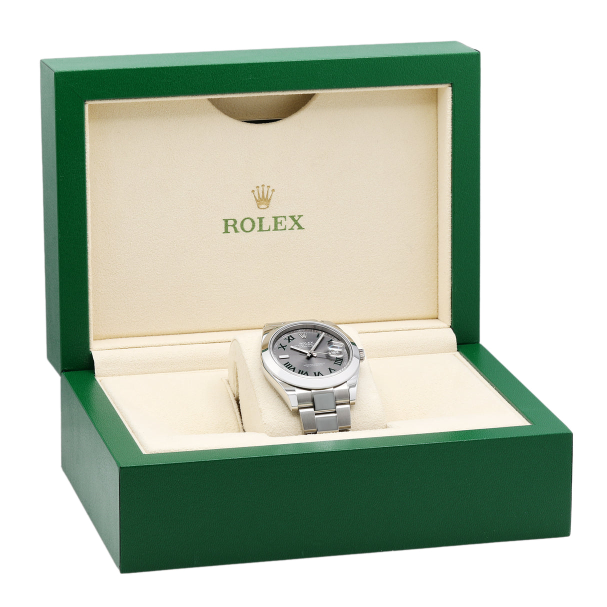 Rolex Stainless Steel Wimbledon Datejust 41 126300 Watches Rolex
