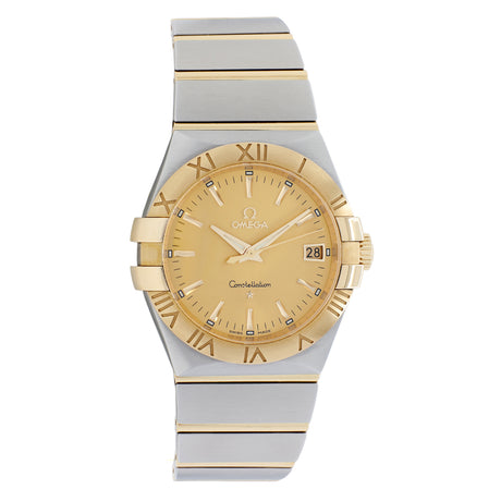 Omega Stainless Steel 18K Yellow Gold Constellation 123.20.35.60.08.001 Watches Omega