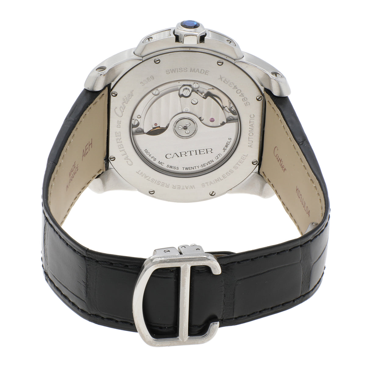 Cartier Stainless Steel Calibre de Cartier W7100041