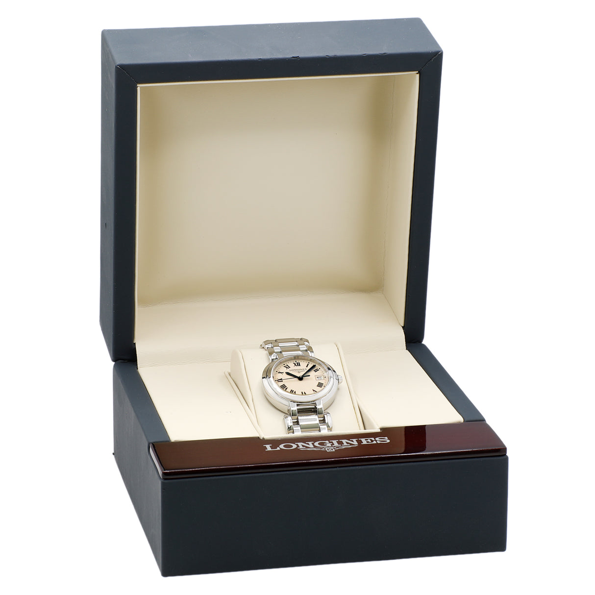 Longines Stainless Steel Prima Luna Quartz L8.122.4.71.6