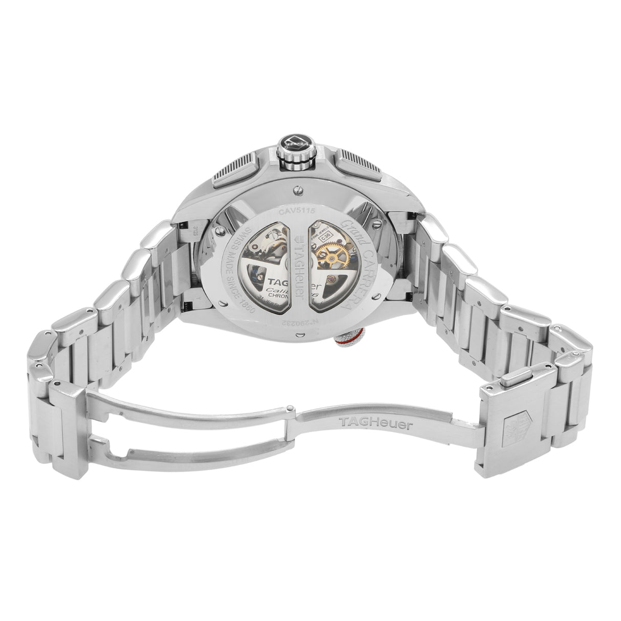 Tag Heuer Stainless Steel Grand Carrera CAV5115.BA0902