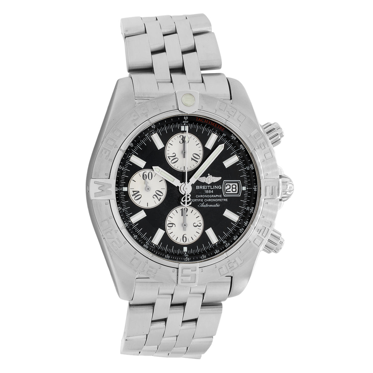 Breitling Stainless Steel Galactic Chronograph A13364 Watches Breitling